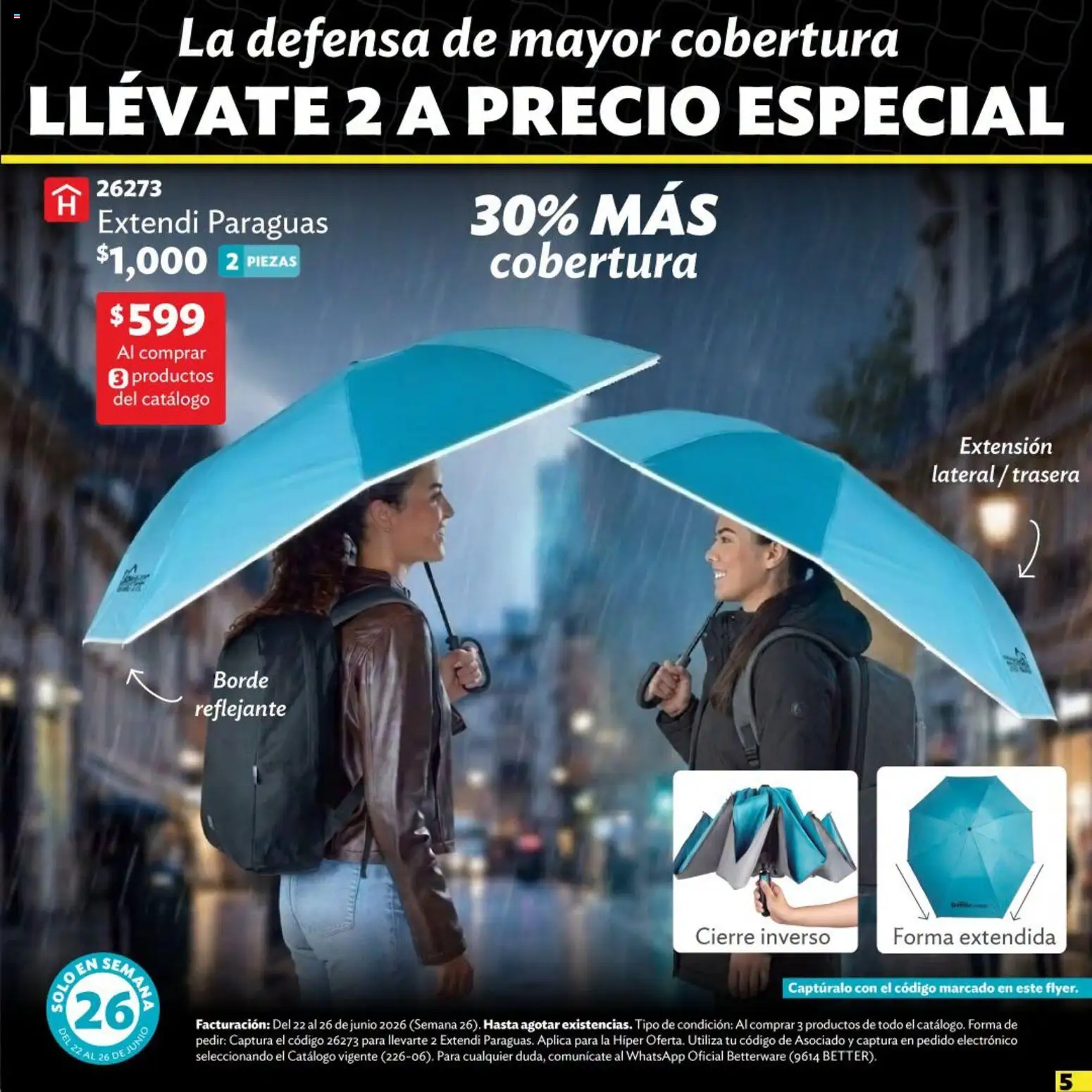 Nuevas ofertas de Betterware válidas en toda la República Mexicana desde el 22.06.2026. ¡Encuentra las mejores ofertas en Betterware Ofertas! | Página: 6