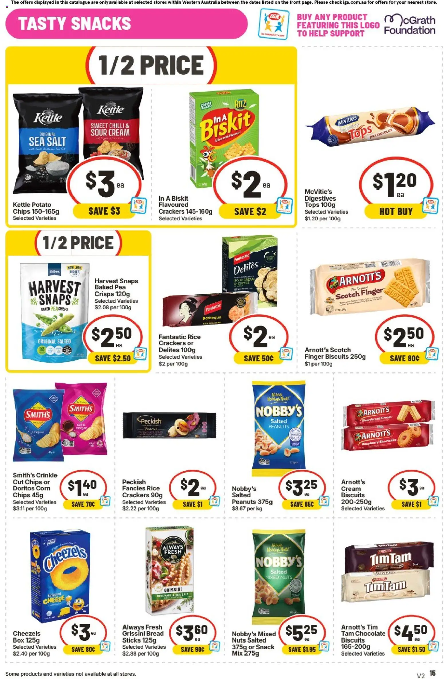 IGA catalogue - valid from 23/09/2026 | Page: 23 | Products: Corn, Bread, Salt, Raspberry