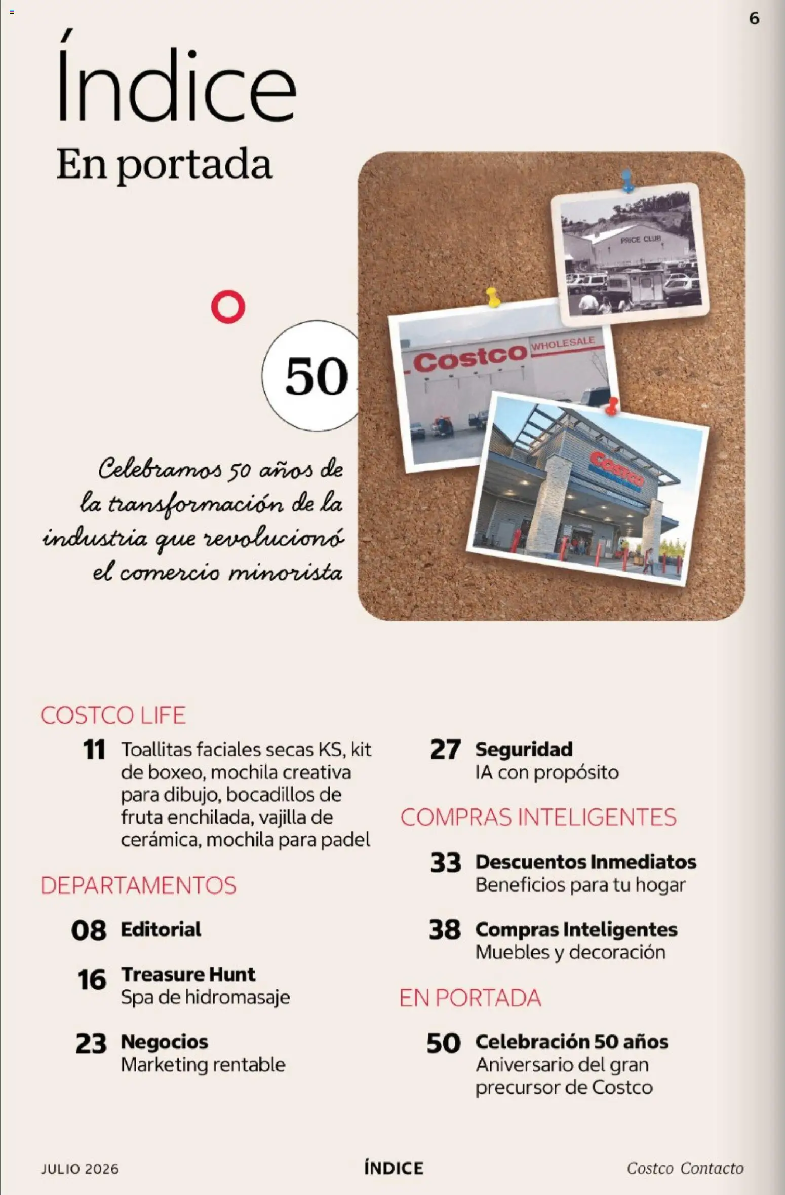 Nuevas ofertas de Costco válidas en toda la República Mexicana desde el 01/07/2026. ¡Encuentra las mejores ofertas en Costco Revista Julio 2026! | Página: 6 | Productos: Mochila
