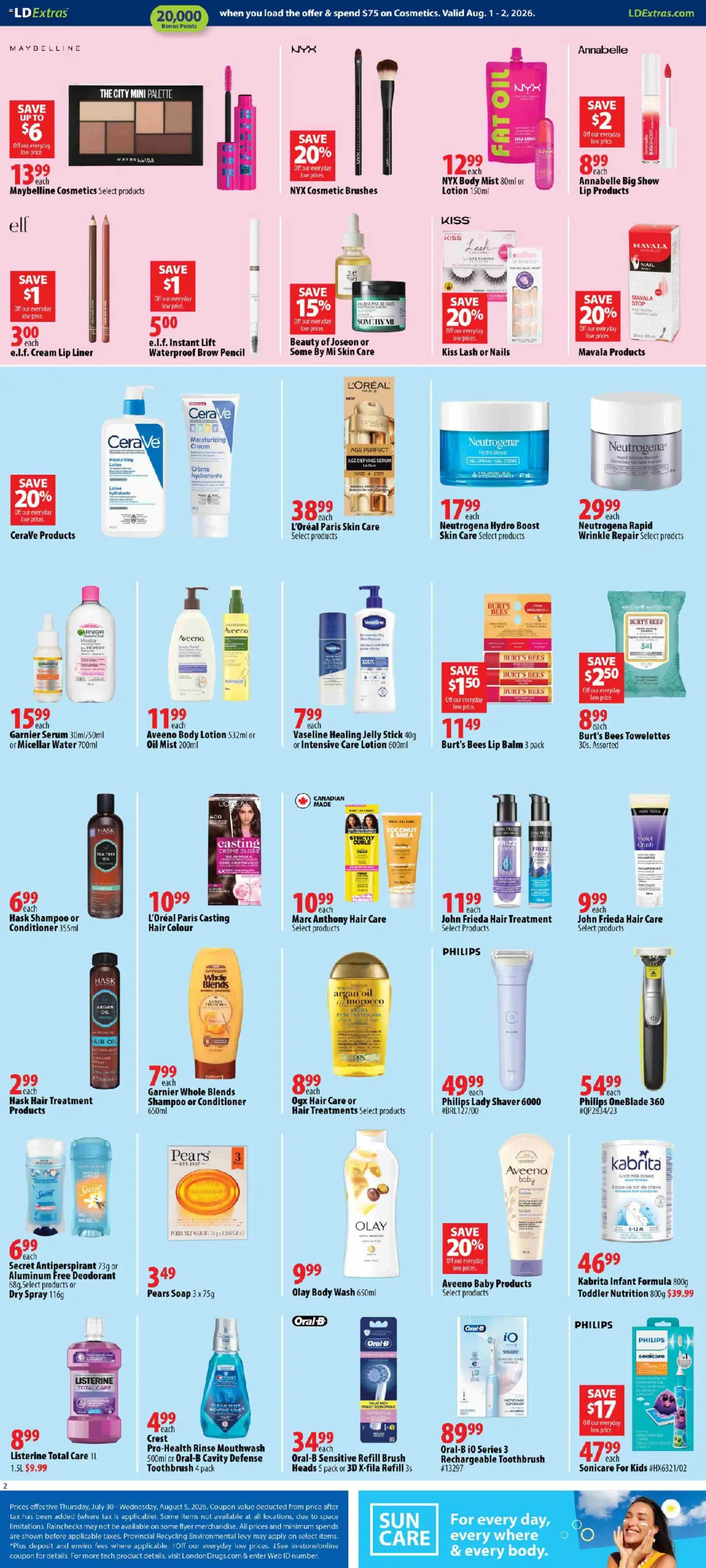 London Drugs flyer valid from Jul 30, 2026 | Page: 2