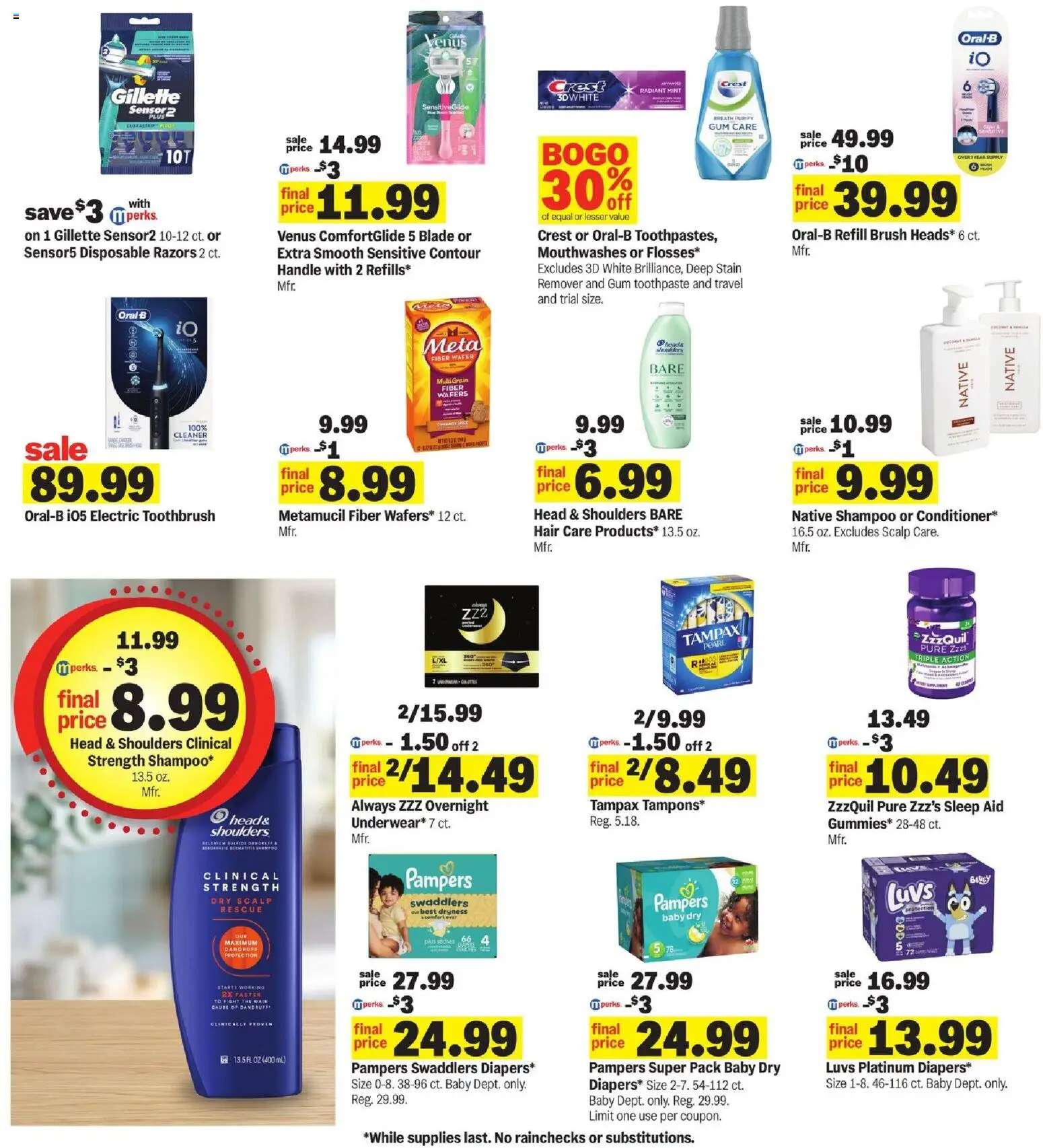 Meijer Weekly Ad - valid from 09/30/2026 | Page: 32 | Products: Selenium, Head & Shoulders, Toothpaste, Toothbrush