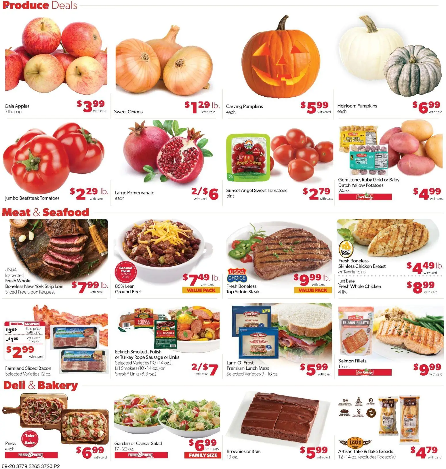 Family Fare Weekly Ad - NE - valid from 09/20/2026 | Page: 2 | Products: Turkey breast, Honey, Ham, Apples