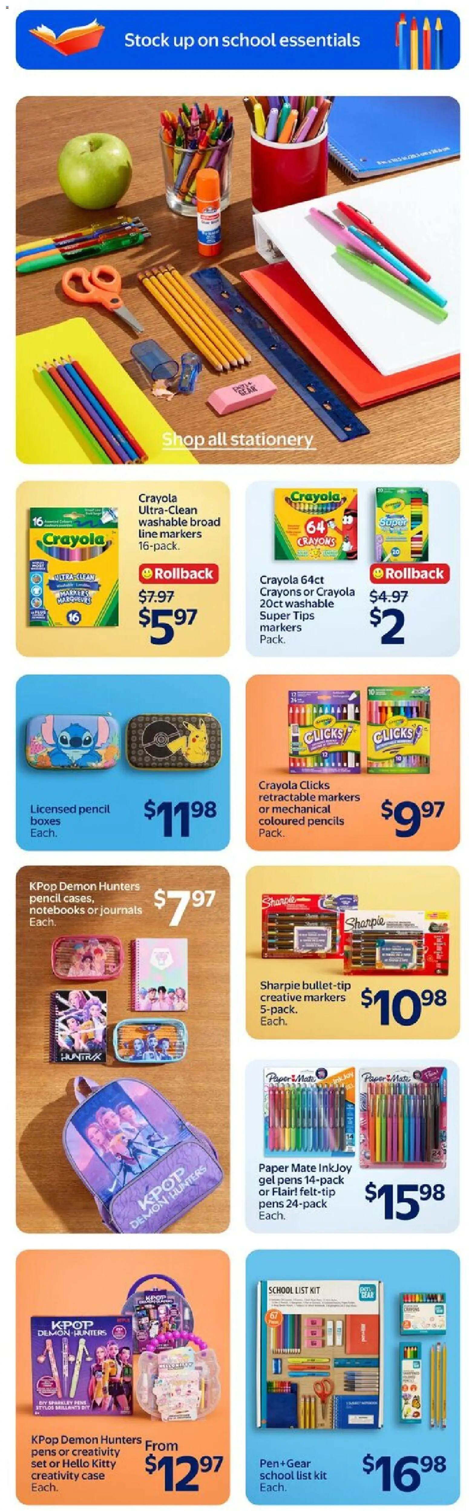 Walmart flyer valid from Aug 6, 2026 | Page: 9 | Products: Case