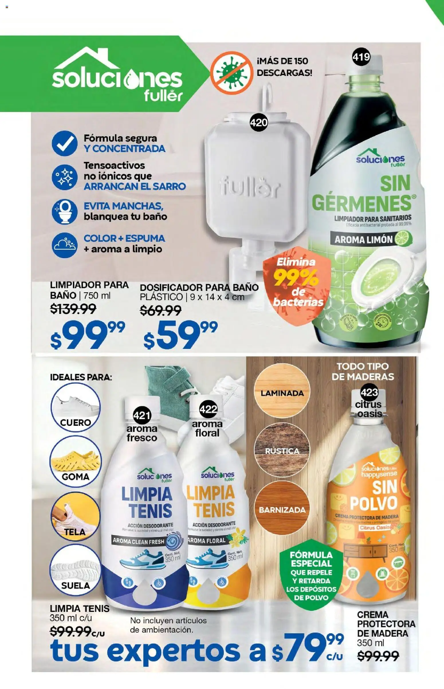 Nuevas ofertas de Fuller válidas en toda la República Mexicana desde el 24.06.2026. ¡Encuentra las mejores ofertas en Fuller campaña 6 2026! | Página: 69 | Productos: Desodorante, Limón, Limpiador, Baño
