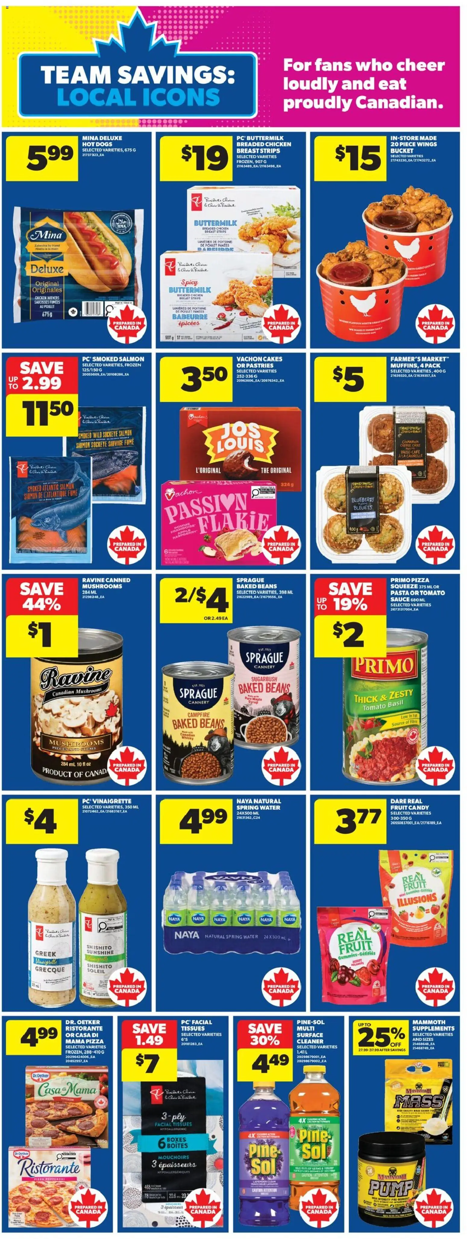 Real Canadian Superstore flyer valid from 11.06.2026 | Page: 8 | Products: Pasta, Coffee, Pizza, Chicken