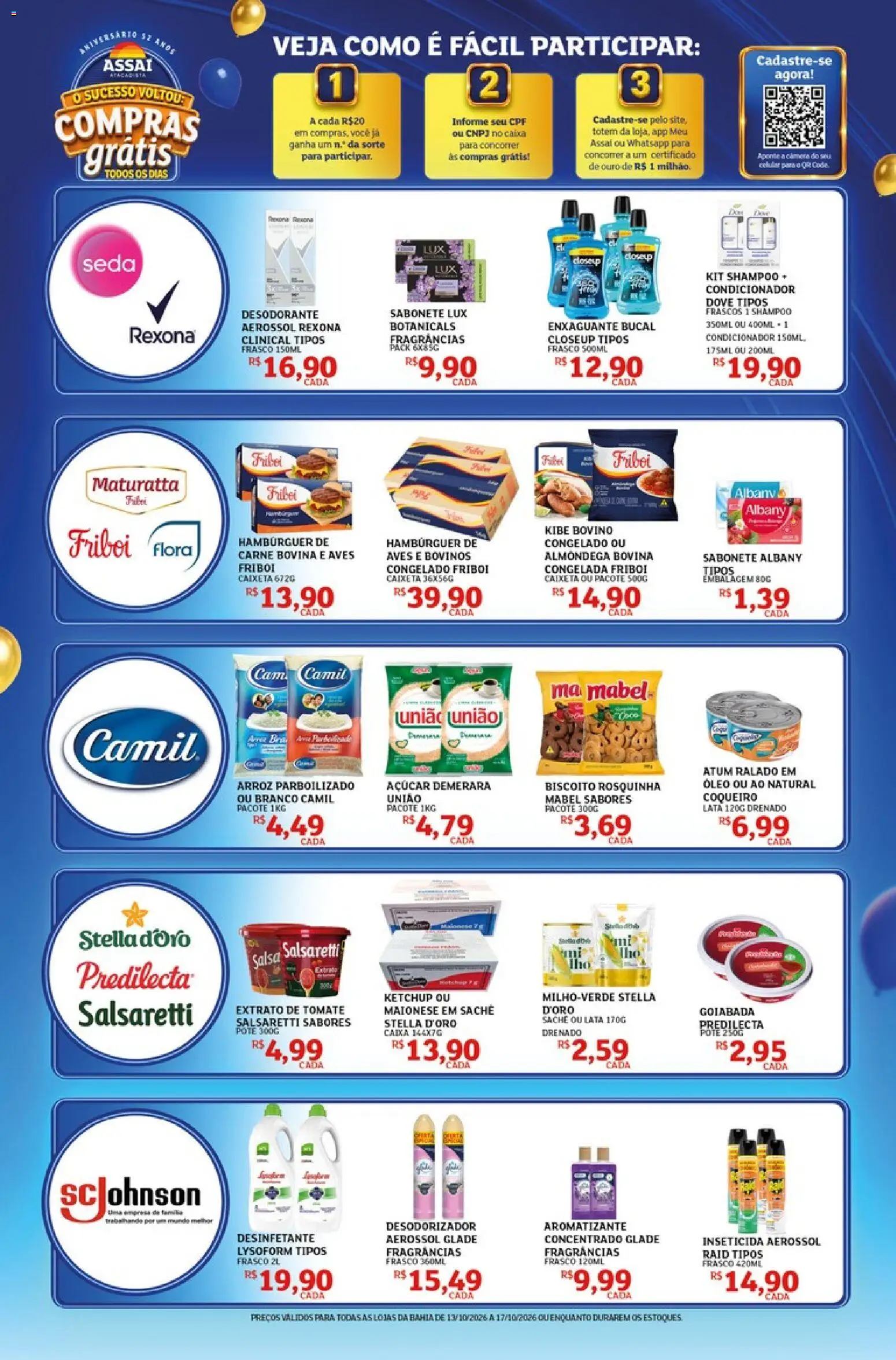 Assaí Atacadista Folheto - válido de 13/10/2026 | Página: 3