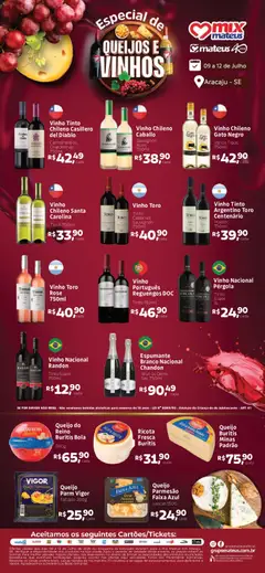 Mateus ofertas Queijos e Vinhos - Pré-Visualização do folheto da loja Mateus, válido de 09/07/2026