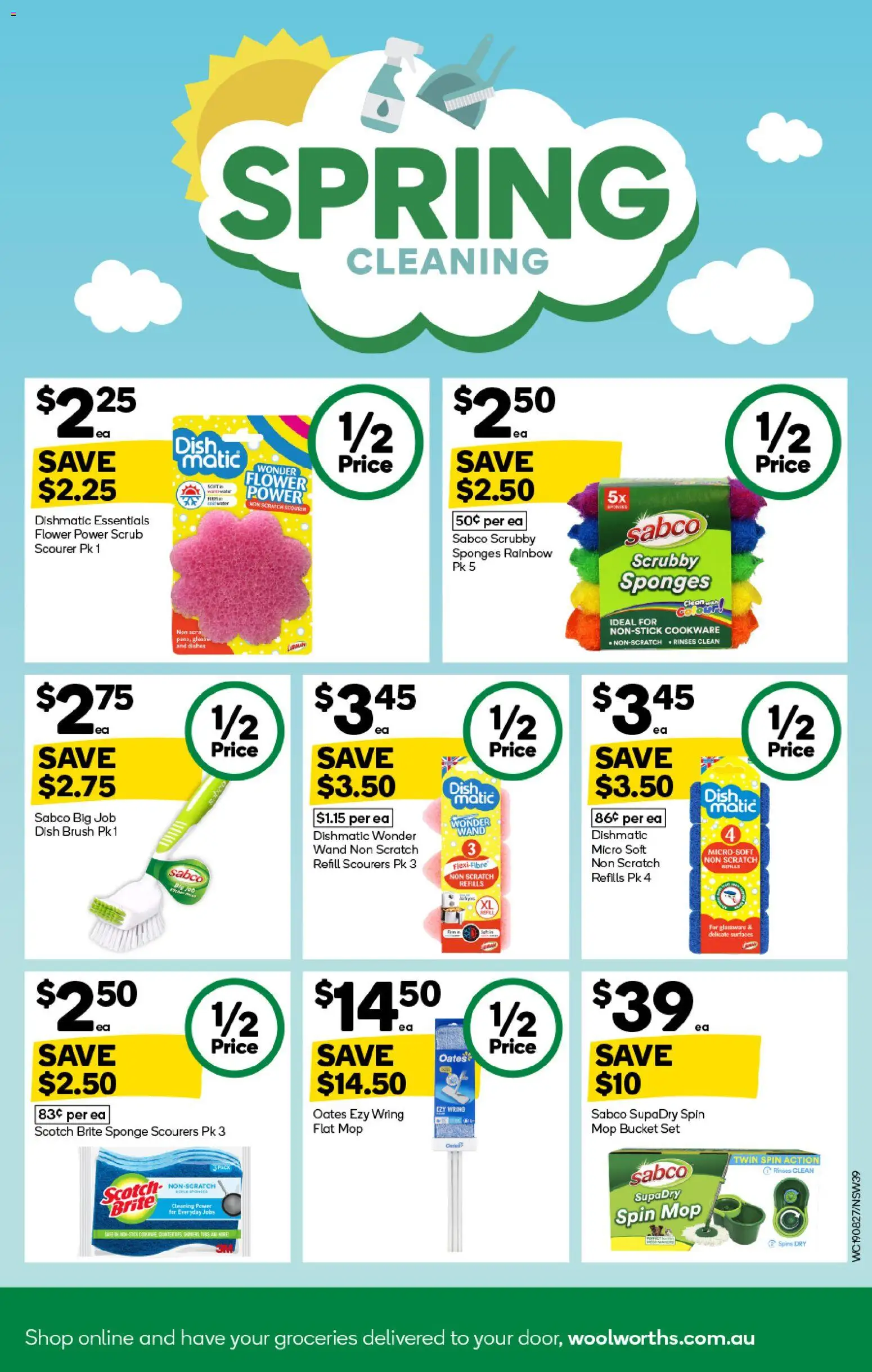 Woolworths catalogue - valid from 19/08/2026 | Page: 39 | Products: Glassware, Sponge, Scotch, Sponges