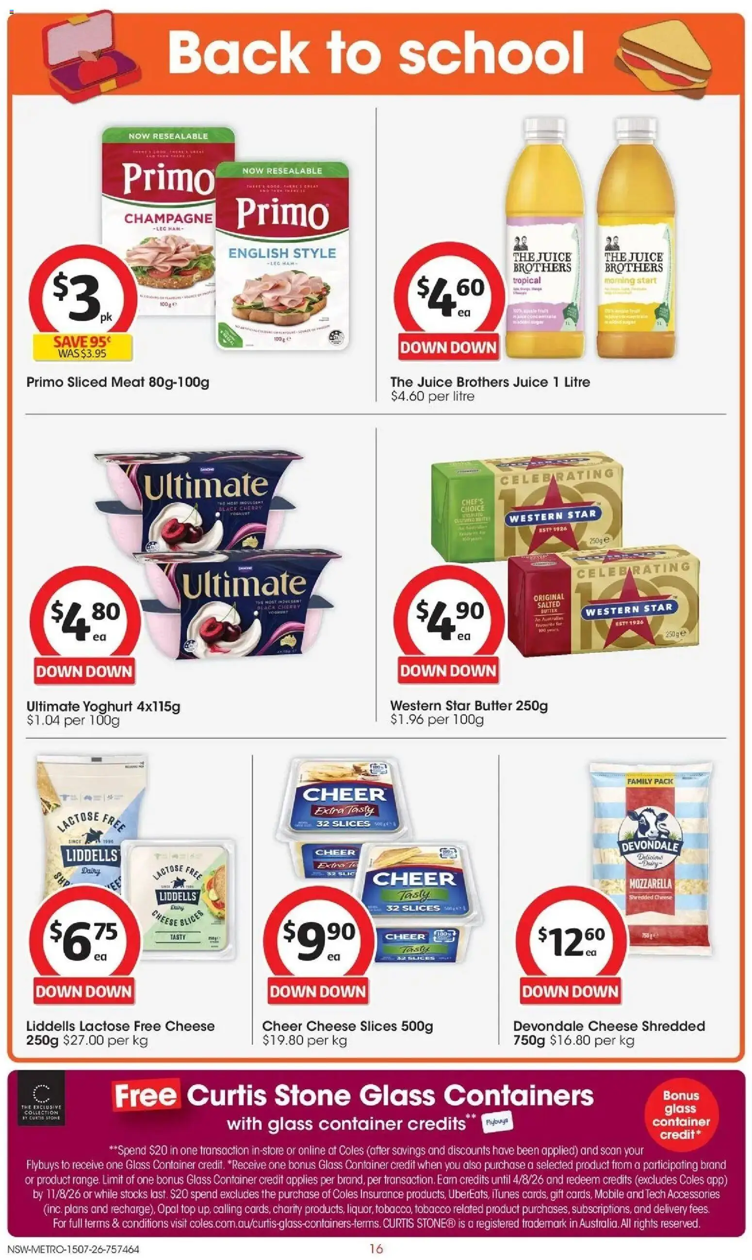 Coles catalogue - valid from 15/07/2026 | Page: 16 | Products: Dairy, Meat, Mozzarella, Mobile