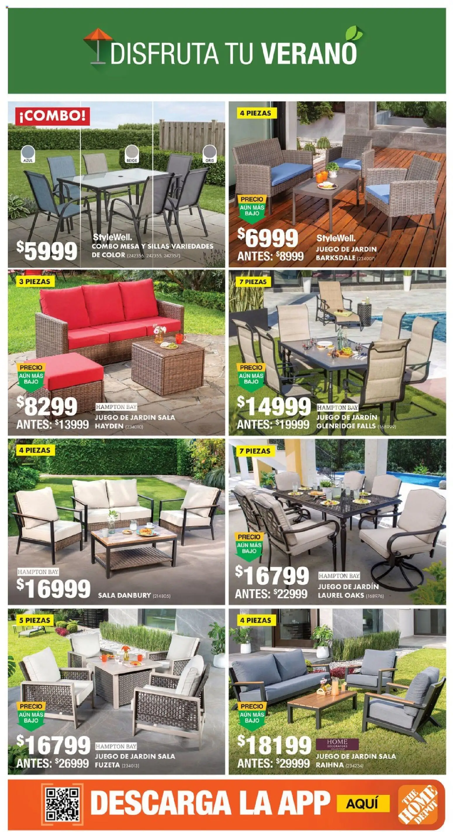 Nuevas ofertas de Home Depot válidas en toda la República Mexicana desde el 16/07/2026. ¡Encuentra las mejores ofertas en Home Depot catálogo! | Página: 3 | Productos: Juego, Mesa
