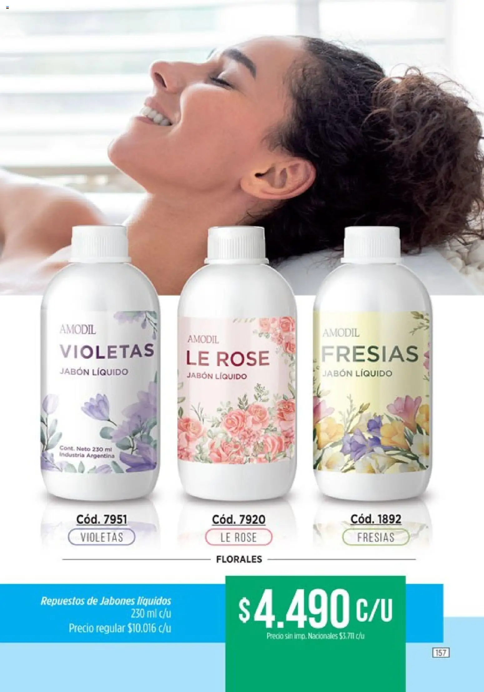 Catálogo Amodil Campaña 15 │ válido desde el 26/08/2026 | Página: 157 | Productos: Jabón líquido, Jabón