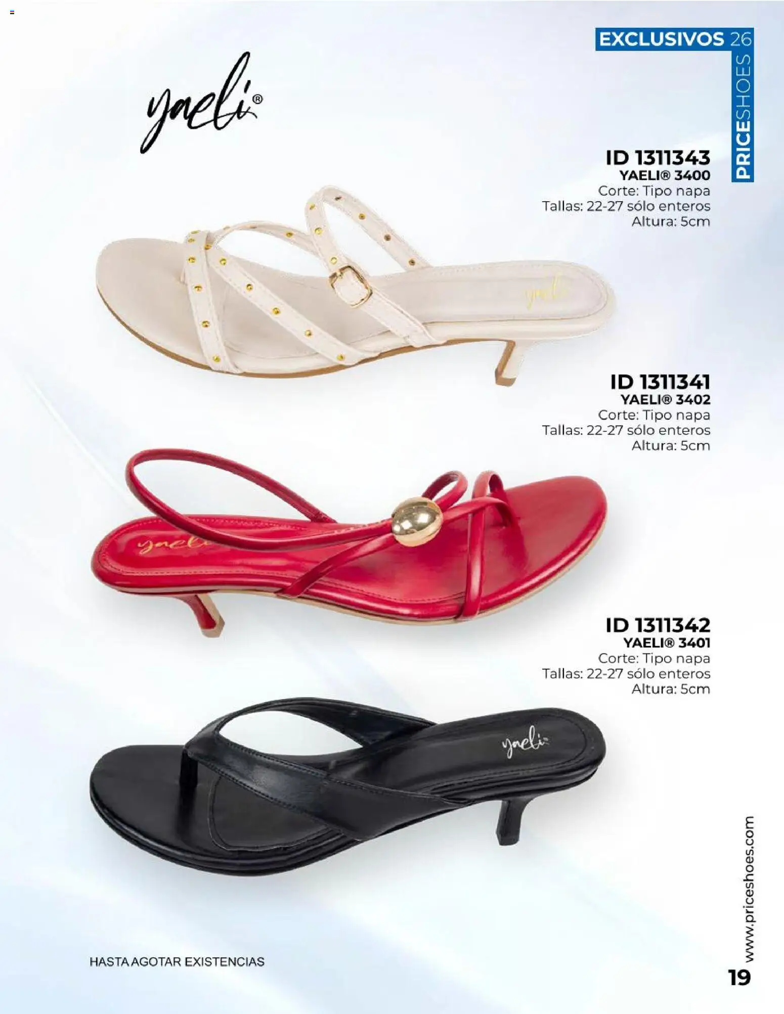 Nuevas ofertas de Price Shoes válidas en toda la República Mexicana desde el 09.05.2026. ¡Encuentra las mejores ofertas en Price Shoes catálogo Exclusivos! | Página: 19