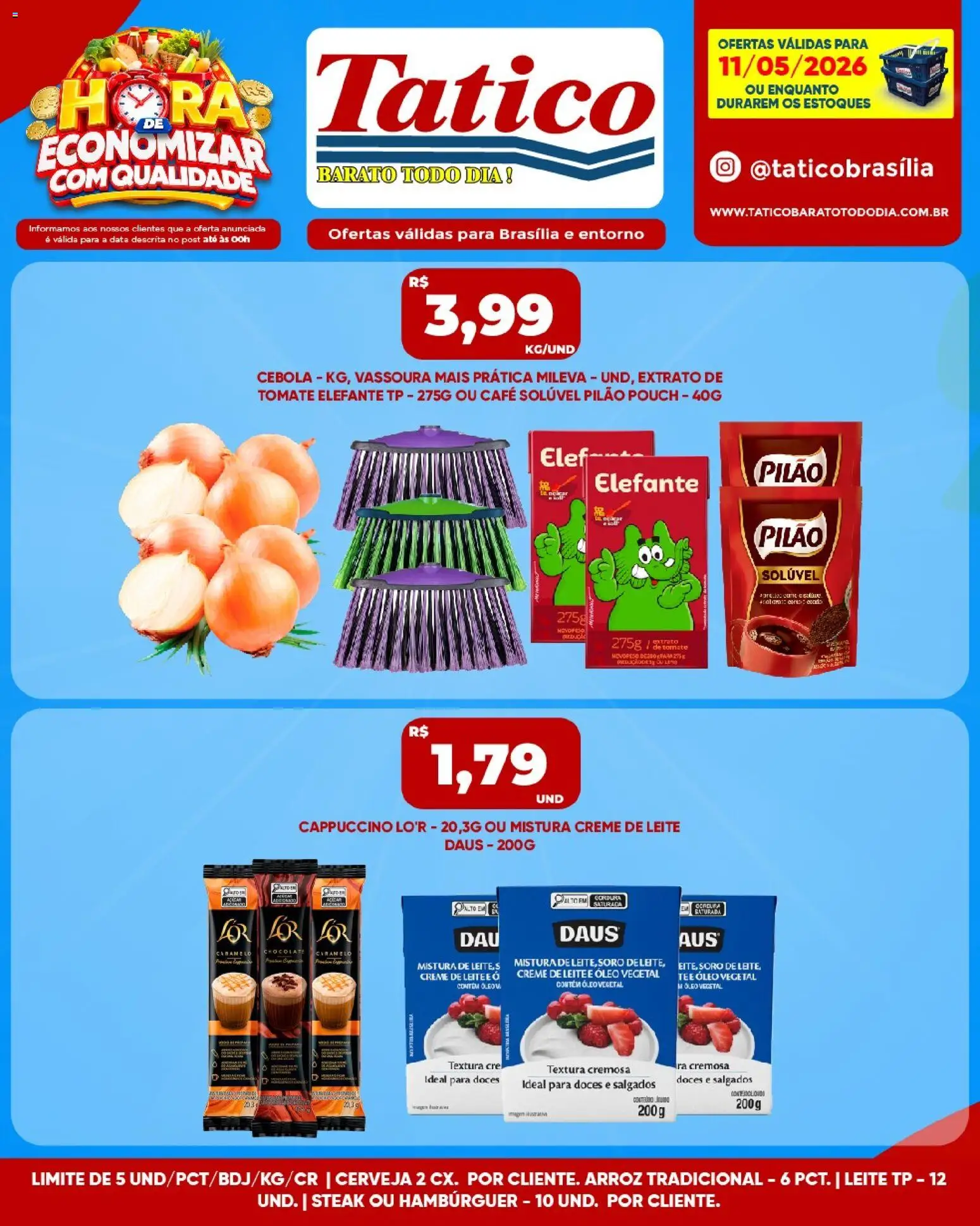 Tatico Folheto - válido de 12.05.2026 | Página: 22 | Produtos: Arroz, Doces, Creme de leite, Café solúvel