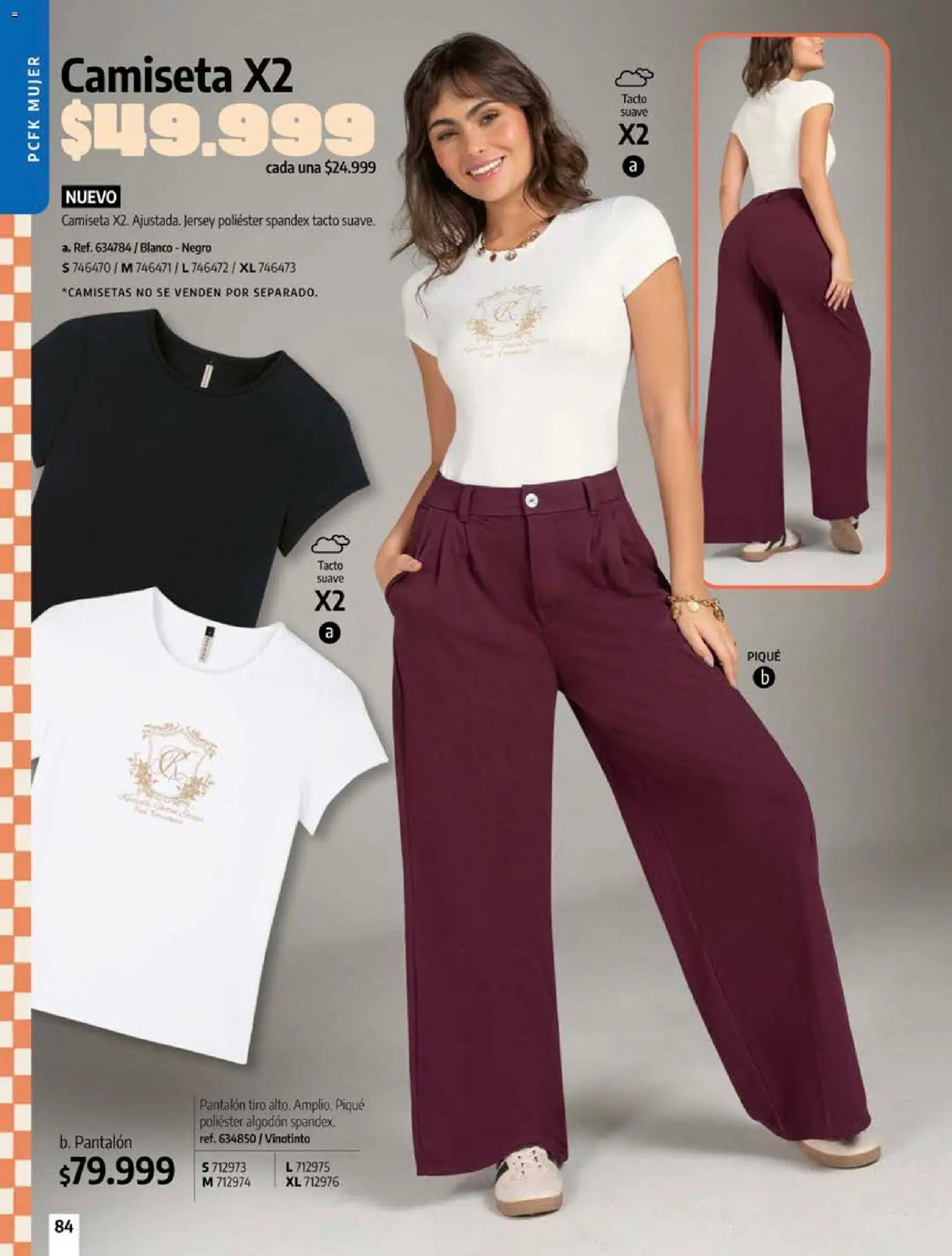 Pacifika revista - valida desde el 18/09/2026 | Página: 84 | Productos: Algodón, Camiseta