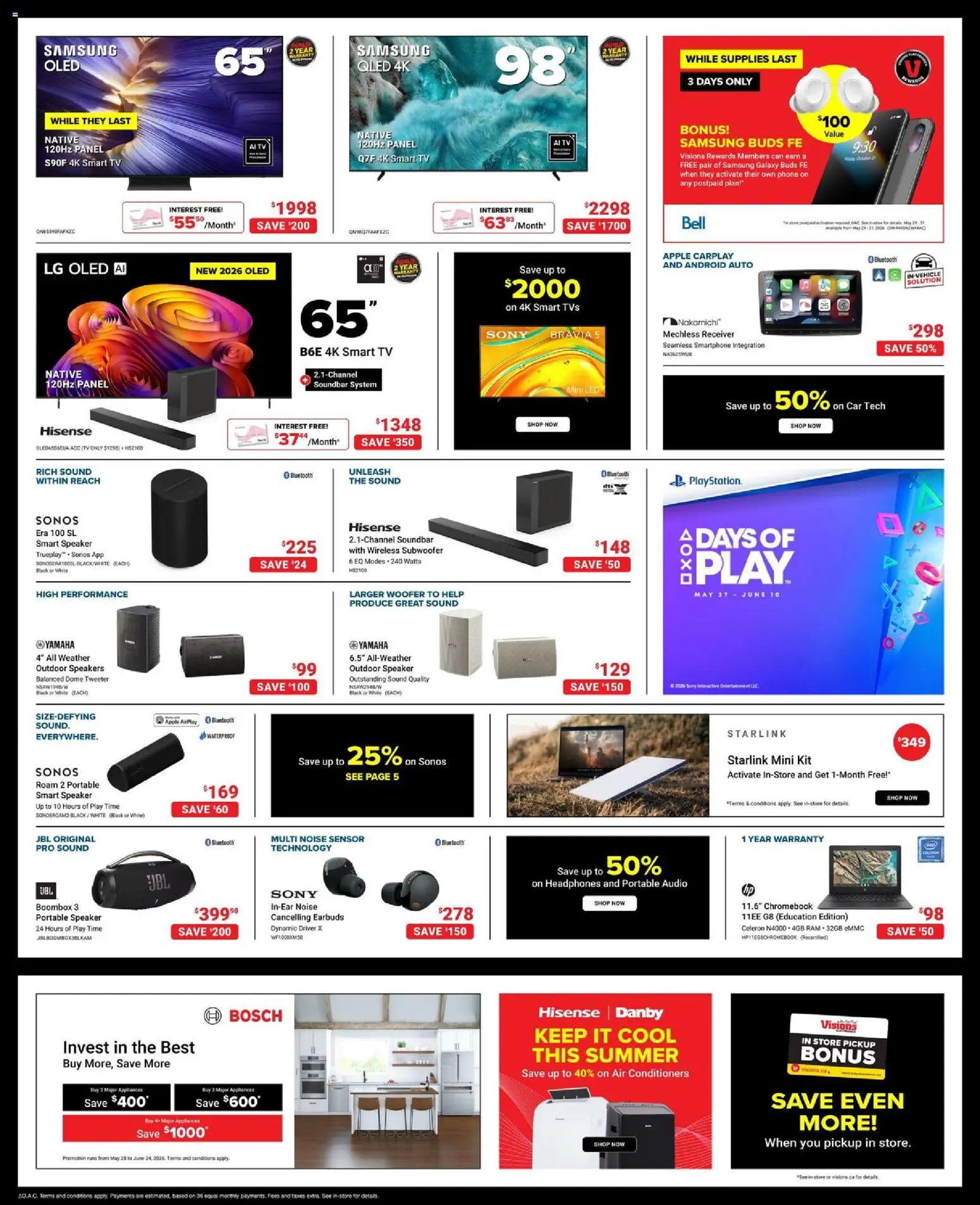 Visions flyer valid from 29.05.2026 | Page: 2 | Products: Phone, Tv, Audio, Speaker
