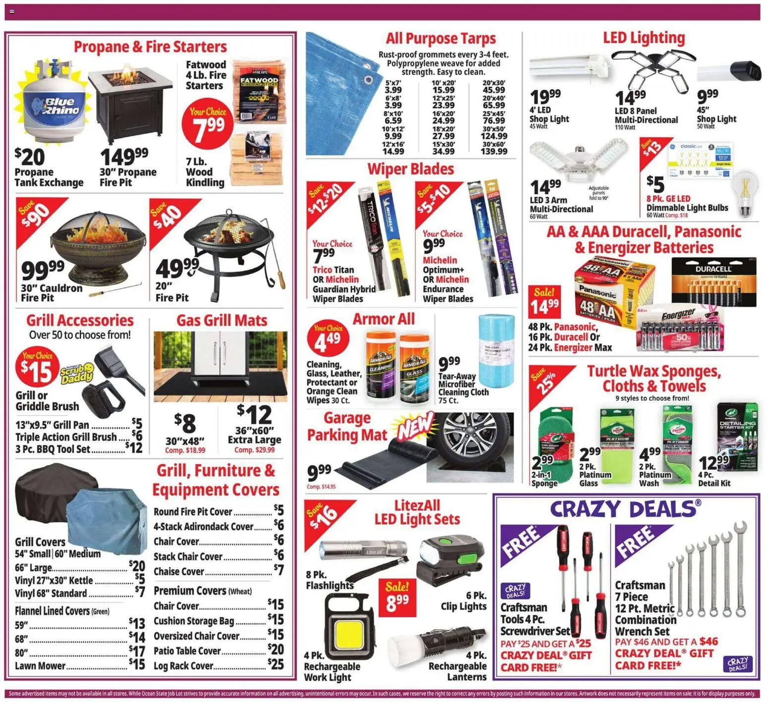 Ocean State Job Lot Weekly Ad - valid from 30.04.2026 | Page: 18 | Products: Table, Chair, Sponge, Bag