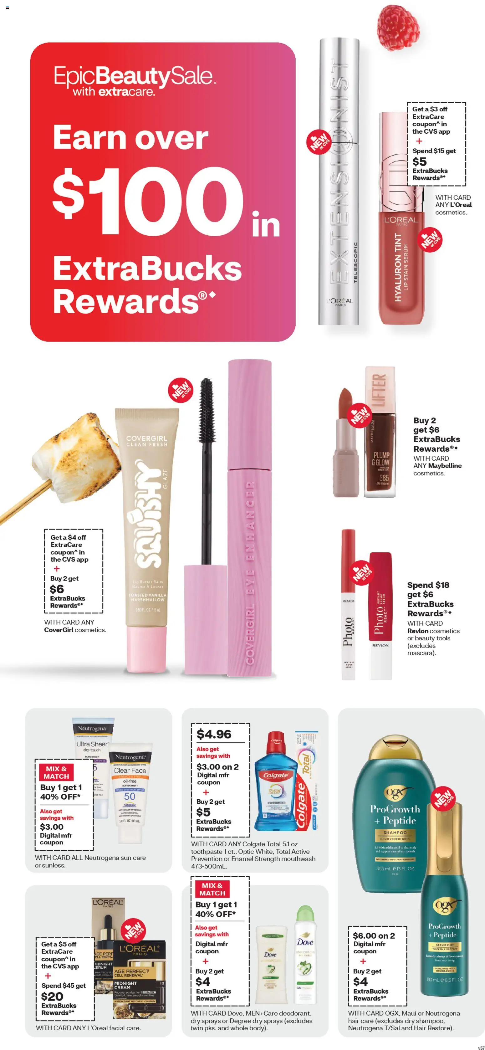 CVS Pharmacy Weekly Ad - WA - valid from 15.03.2026 | Page: 3 | Products: Peppermint, Shampoo, Mouthwash, Cream