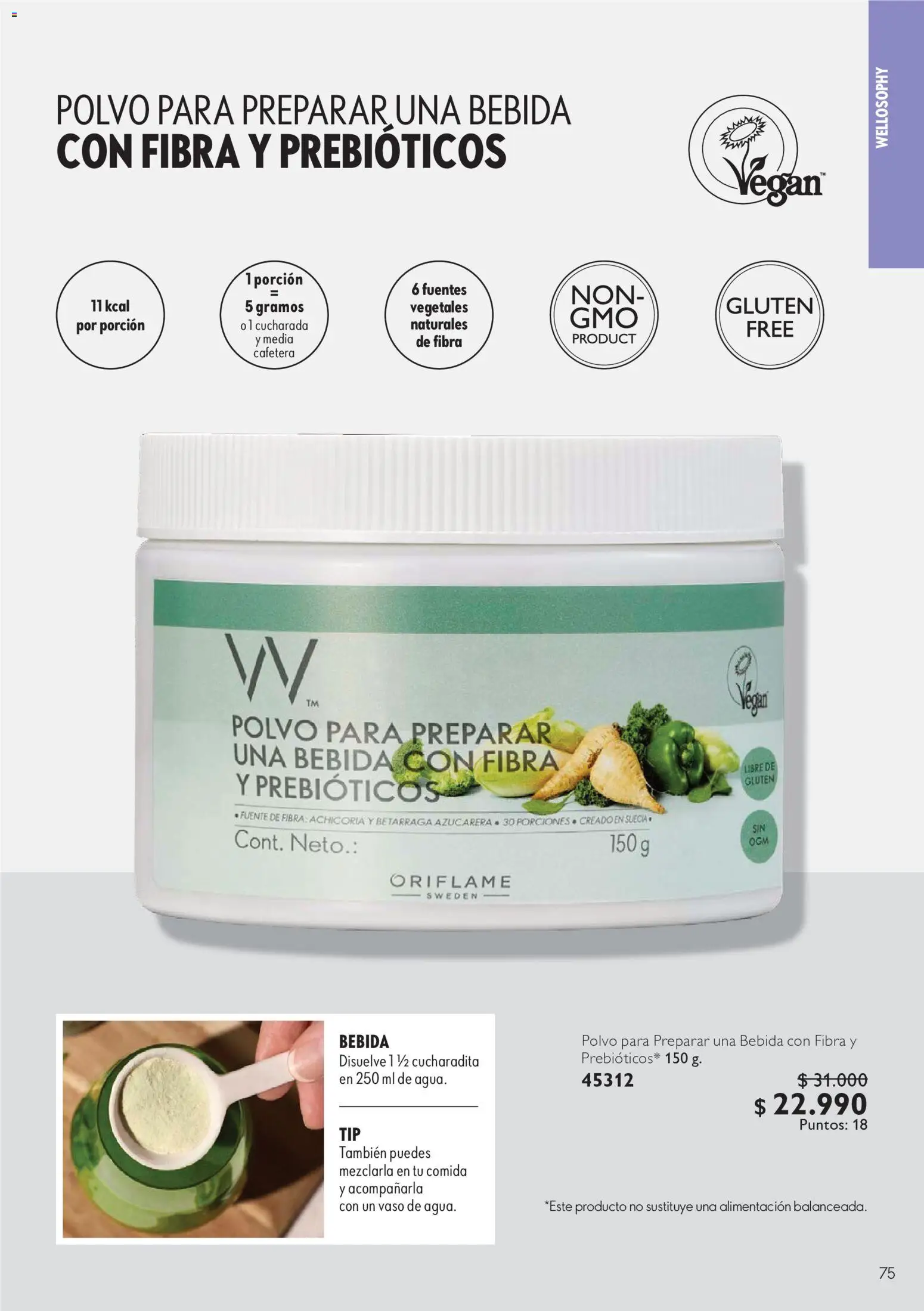 Oriflame Ofertas │ válido desde el 10.07.2026 | Página: 75 | Productos: Betarraga, Cafetera, Polvo, Fuente