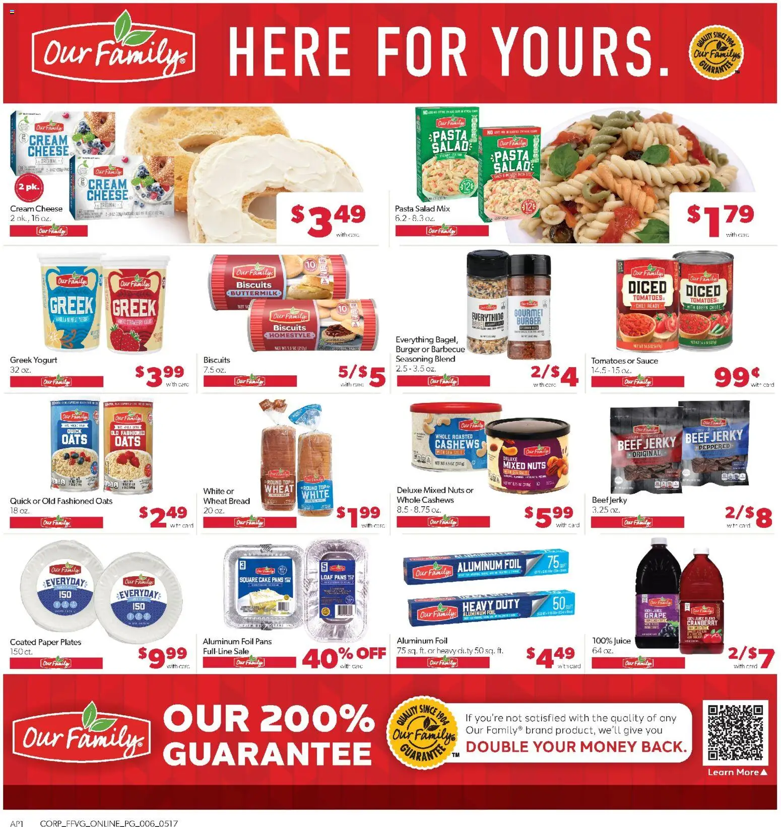 Family Fare Weekly Ad - MI - valid from 17.05.2026 | Page: 10 | Products: Cheese, Cream, Salad, Salt