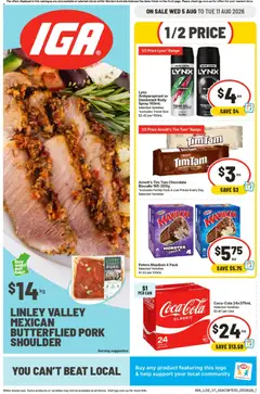 Preview of IGA catalogue - valid from 05/08/2026
