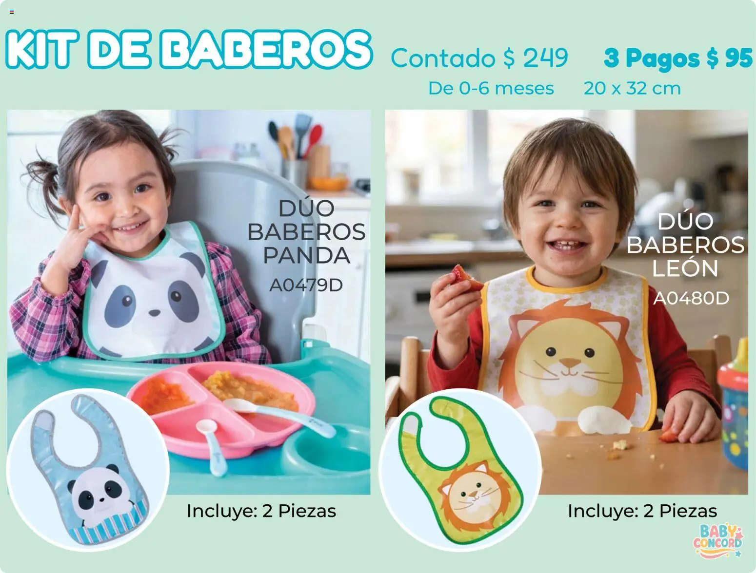 Nuevas ofertas de Colchas Concord válidas en toda la República Mexicana desde el 01.05.2026. ¡Encuentra las mejores ofertas en Colchas Concord catálogo Baby! | Página: 27