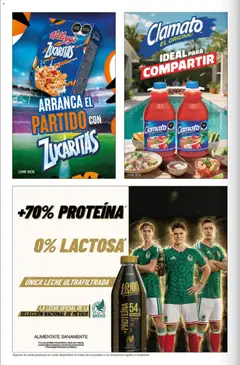 Vista previa de LA 100 LECHE ULTRAFILTRADA, Leche ultrafiltrada +proteína 54g, 0% lactosa, nuevo folleto de la tienda, válido en México a partir del 01.05.2026 | Página: 90