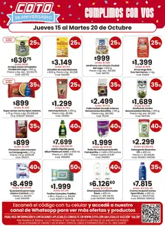 Vista previa Coto - Productos Motivo válido desde el 15/10/2026