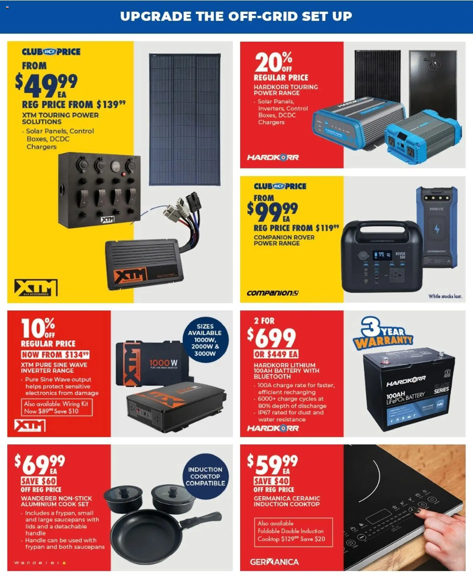 BCF catalogue - valid from 21/07/2026 | Page: 6 | Products: Battery, Water, Cooktop