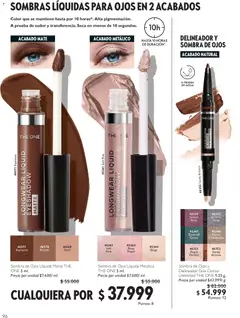 Oriflame catálogo c10 2026 -  Vista previa de la revista de la tienda Oriflame valido desde el 11/07/2026 | Página: 96 | Productos: Agua, Sombra, Delineador