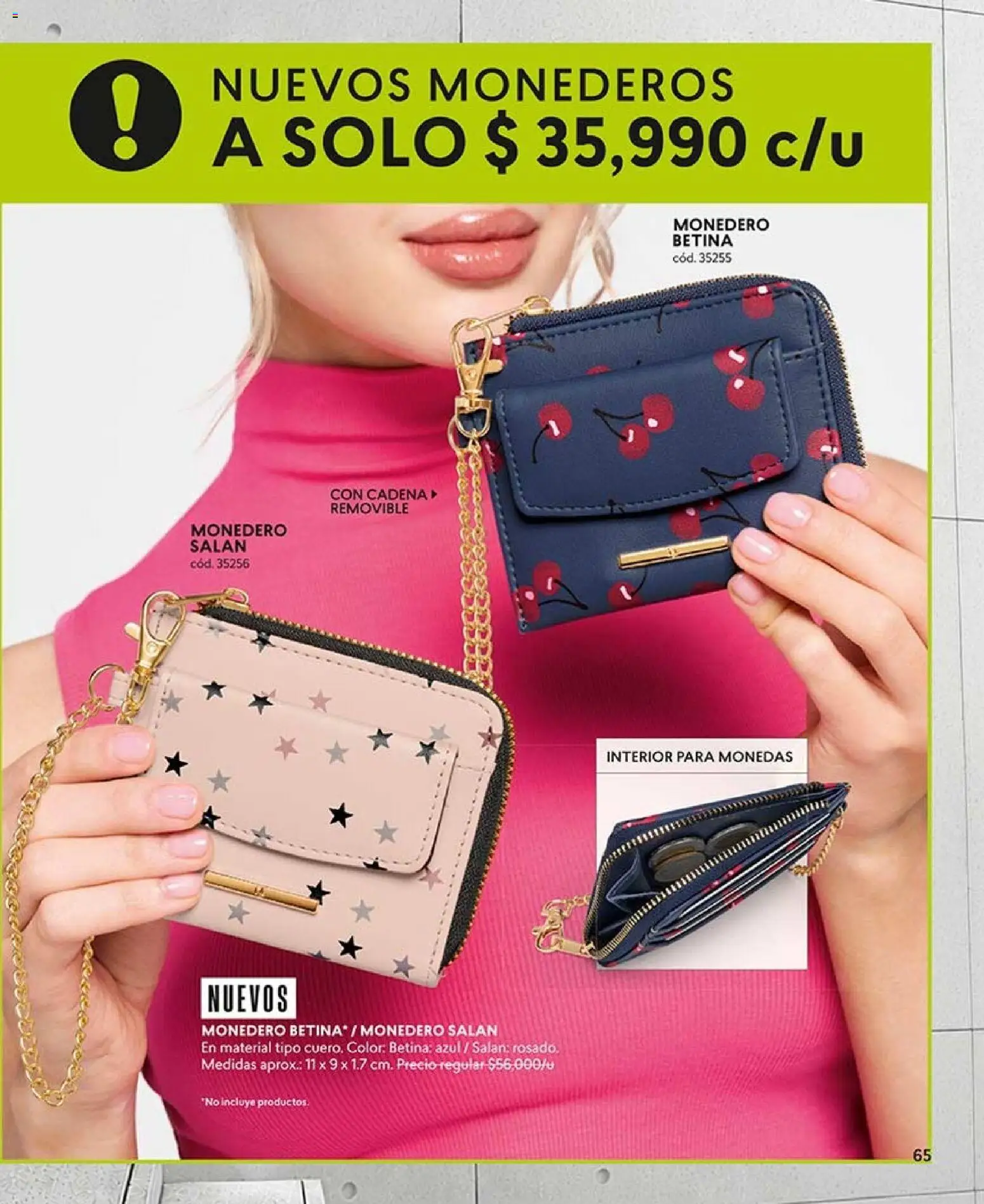CyZone revista - valida desde el 07/09/2026 | Página: 65 | Productos: Cadena, Monedero