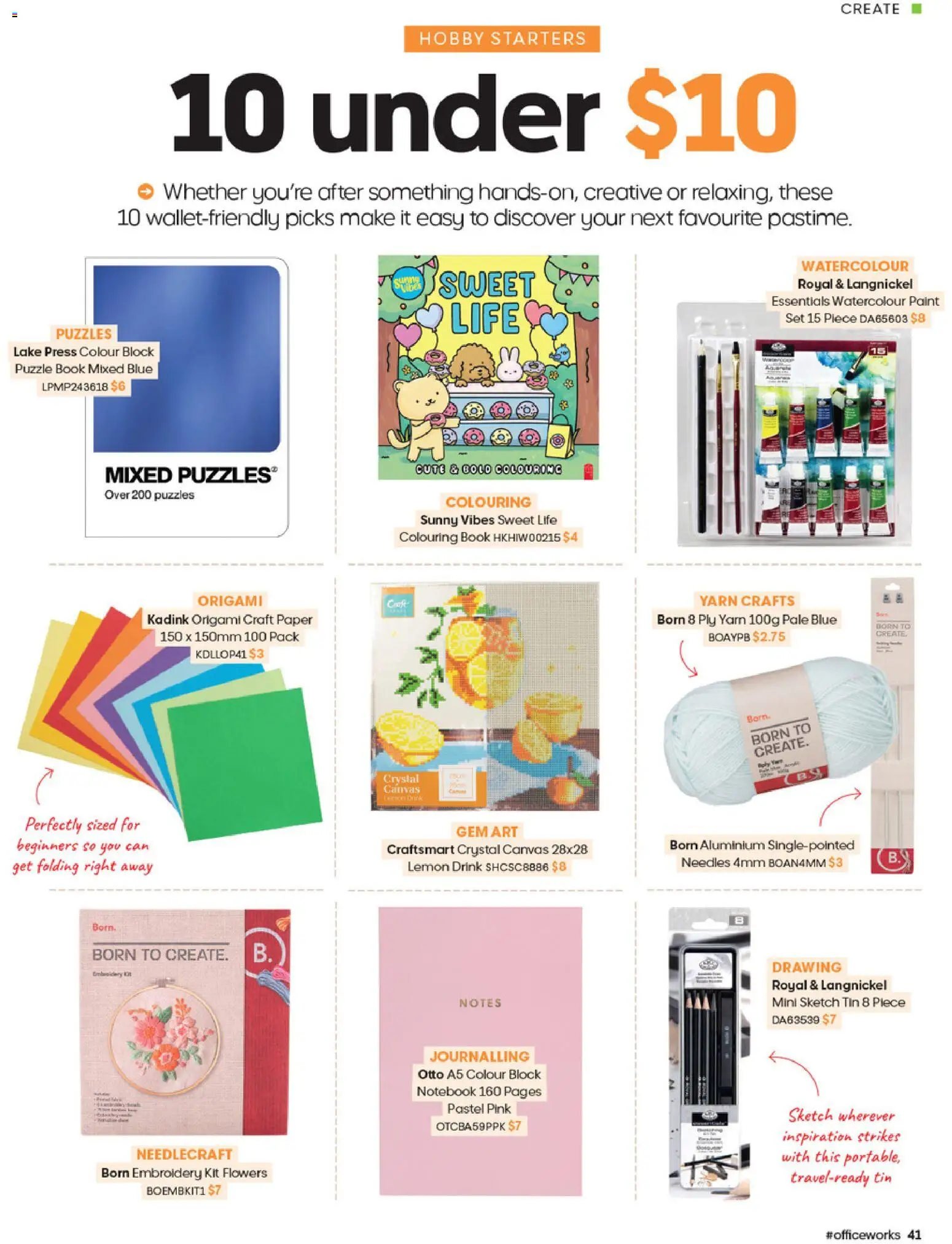 Officeworks catalogue - valid from 27/08/2026 | Page: 41 | Products: Gem, Lemon, Notebook, Press