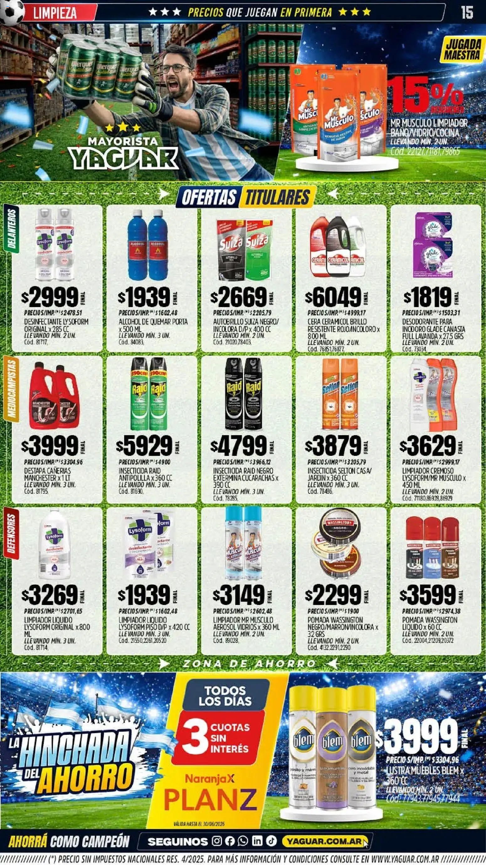 Yaguar - Oferta Semanal General Roca │ válido desde el 22/06/2026 | Página: 15