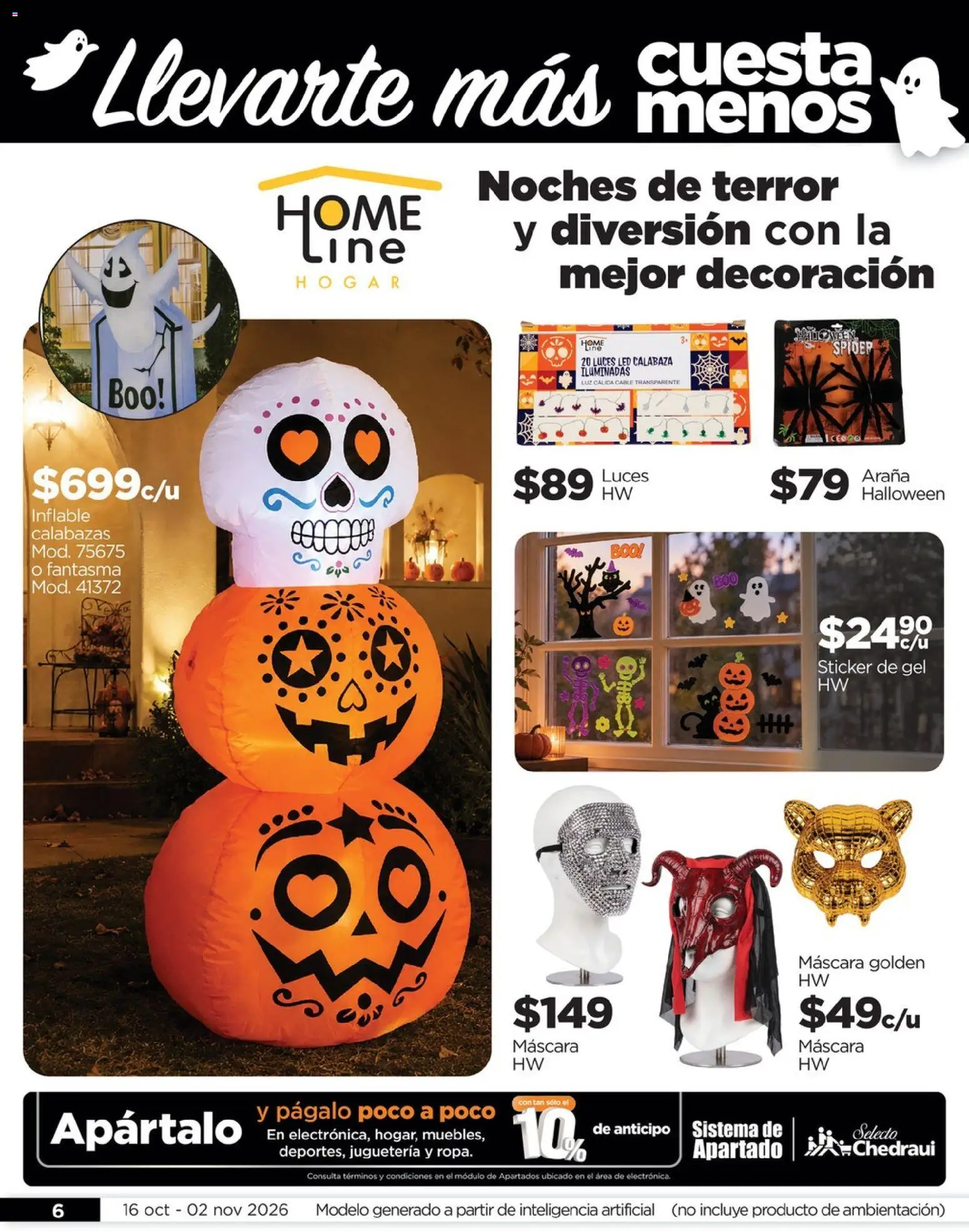 Nuevas ofertas de Chedraui válidas en toda la República Mexicana desde el 16/10/2026. ¡Encuentra las mejores ofertas en Chedraui folleto Llevarte más cuesta menos! | Página: 6