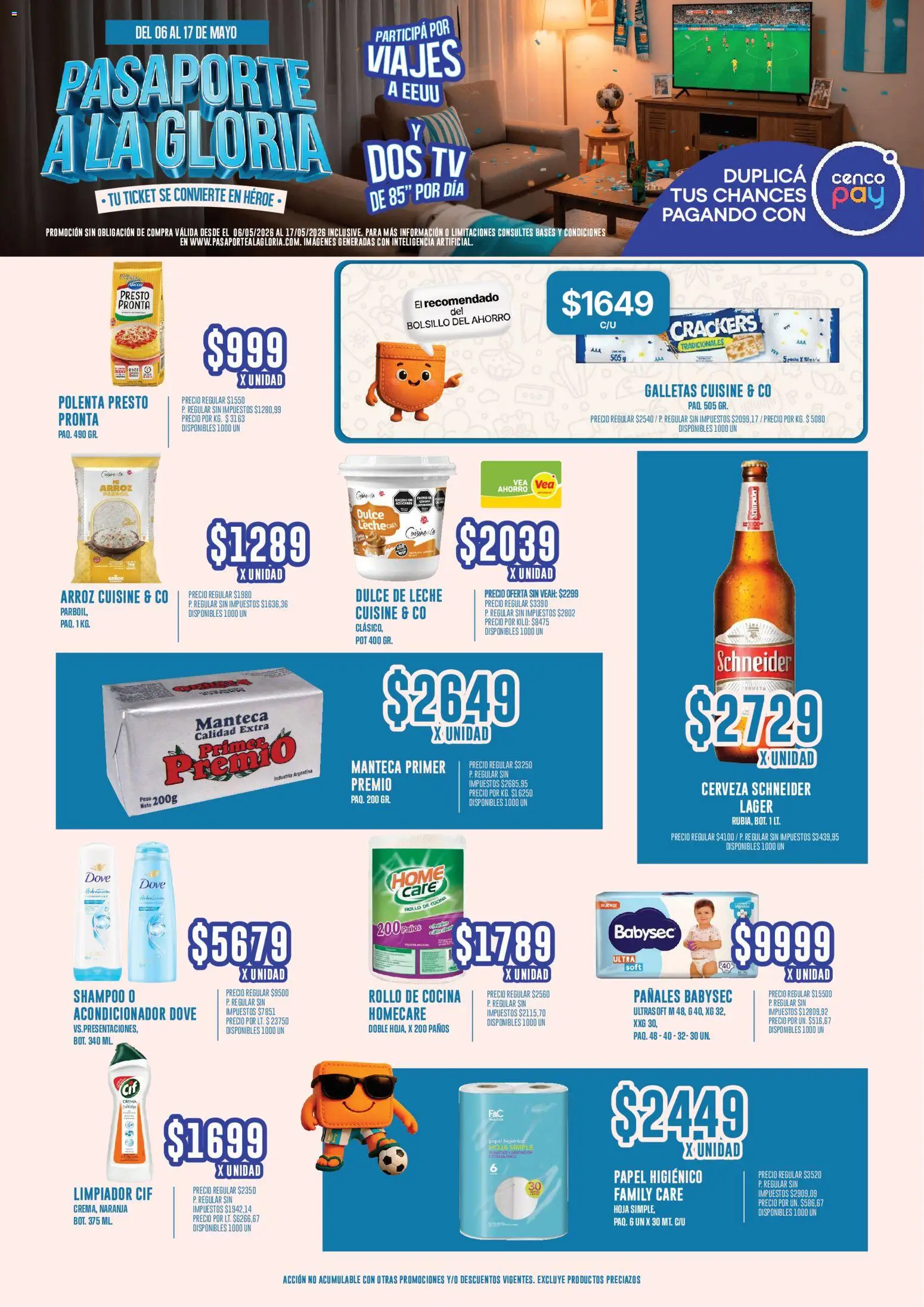 Vea - Oferta Pasaporte a la Gloria  │ válido desde el 06.05.2026 | Página: 2 | Productos: Papel higiénico, Cocina, Peso, Shampoo