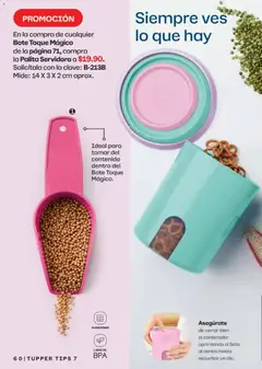 Vista previa de Tupperware catálogo, nuevo folleto de la tienda, válido en México a partir del 15.06.2026 | Página: 60 | Productos: Tupper, Contenedor