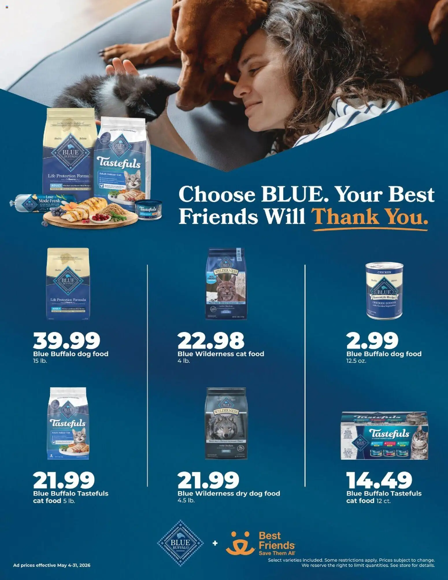 HyVee Monthly Ad - valid from 04.05.2026 | Page: 8 | Products: Dog Food, Cat Food
