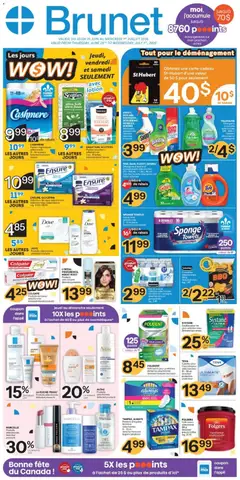 Preview of Brunet weekly flyer / circulaire from shop Brunet valid from Jun 25, 2026