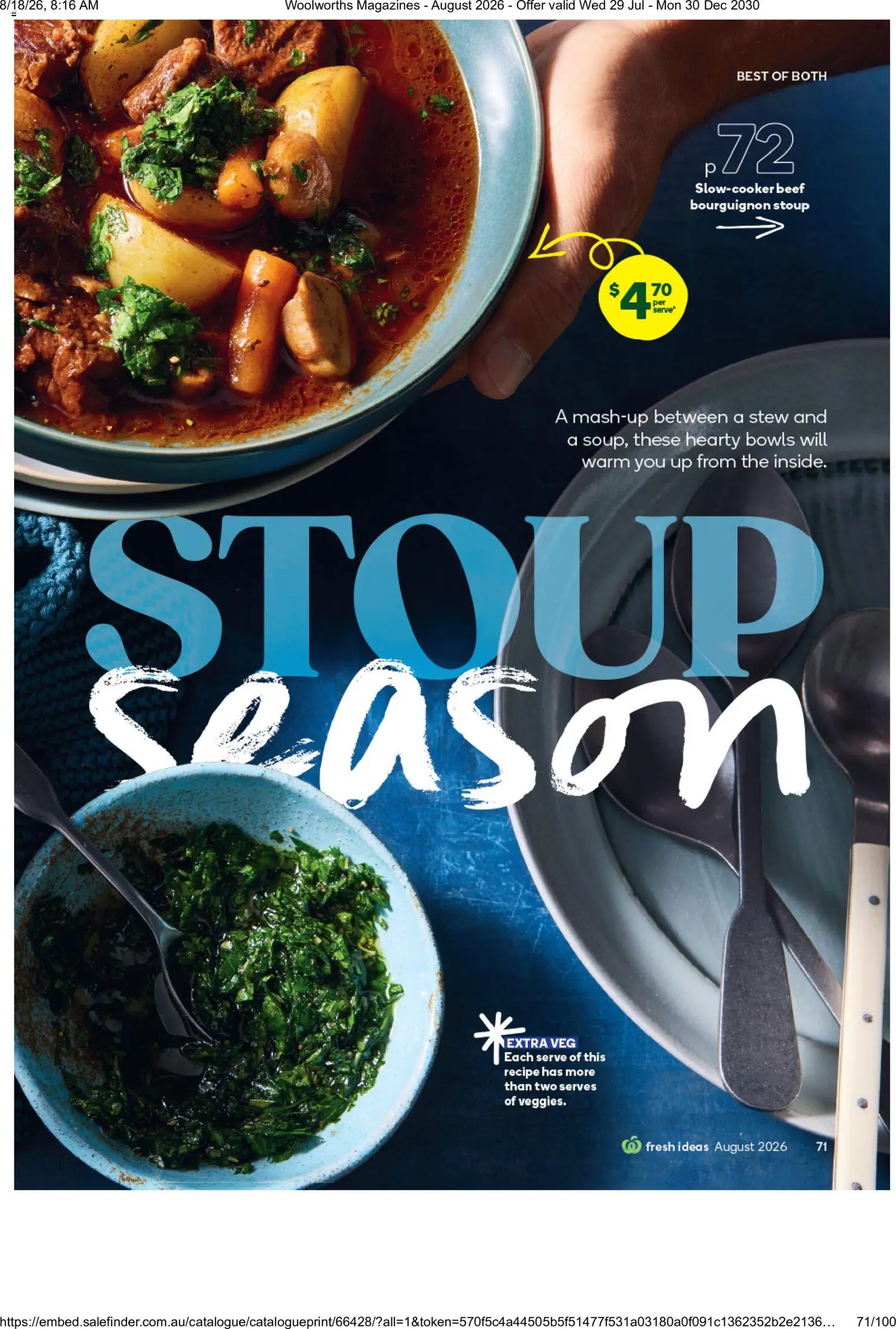 Woolworths catalogue - valid from 01/08/2026 | Page: 71 | Products: Beef