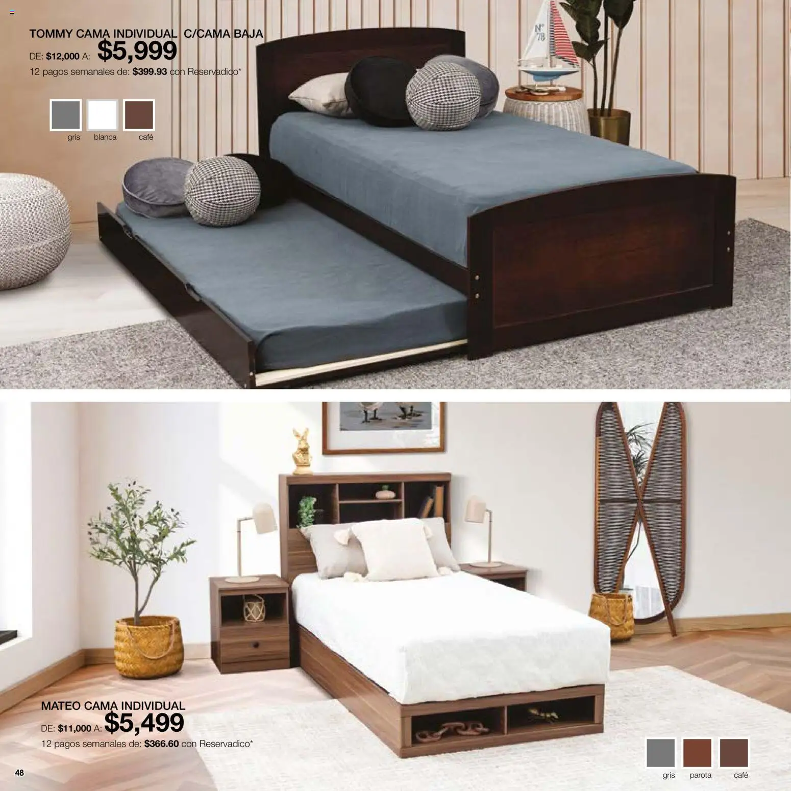 Nuevas ofertas de Muebles Dico válidas en toda la República Mexicana desde el 01/07/2026. ¡Encuentra las mejores ofertas en Muebles Dico catálogo! | Página: 48 | Productos: Café, Cama