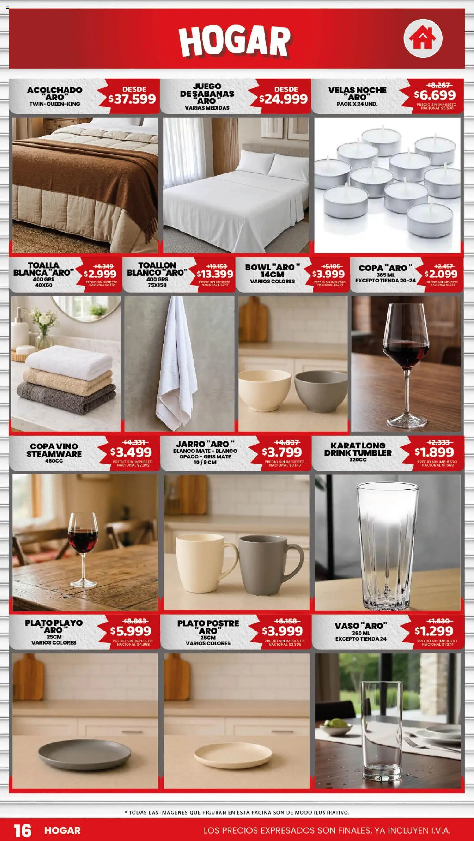 Makro VOLVETE A ILUSIONAR │ válido desde el 25/06/2026 | Página: 16 | Productos: Toalla, Mate, Bowl, Sabanas