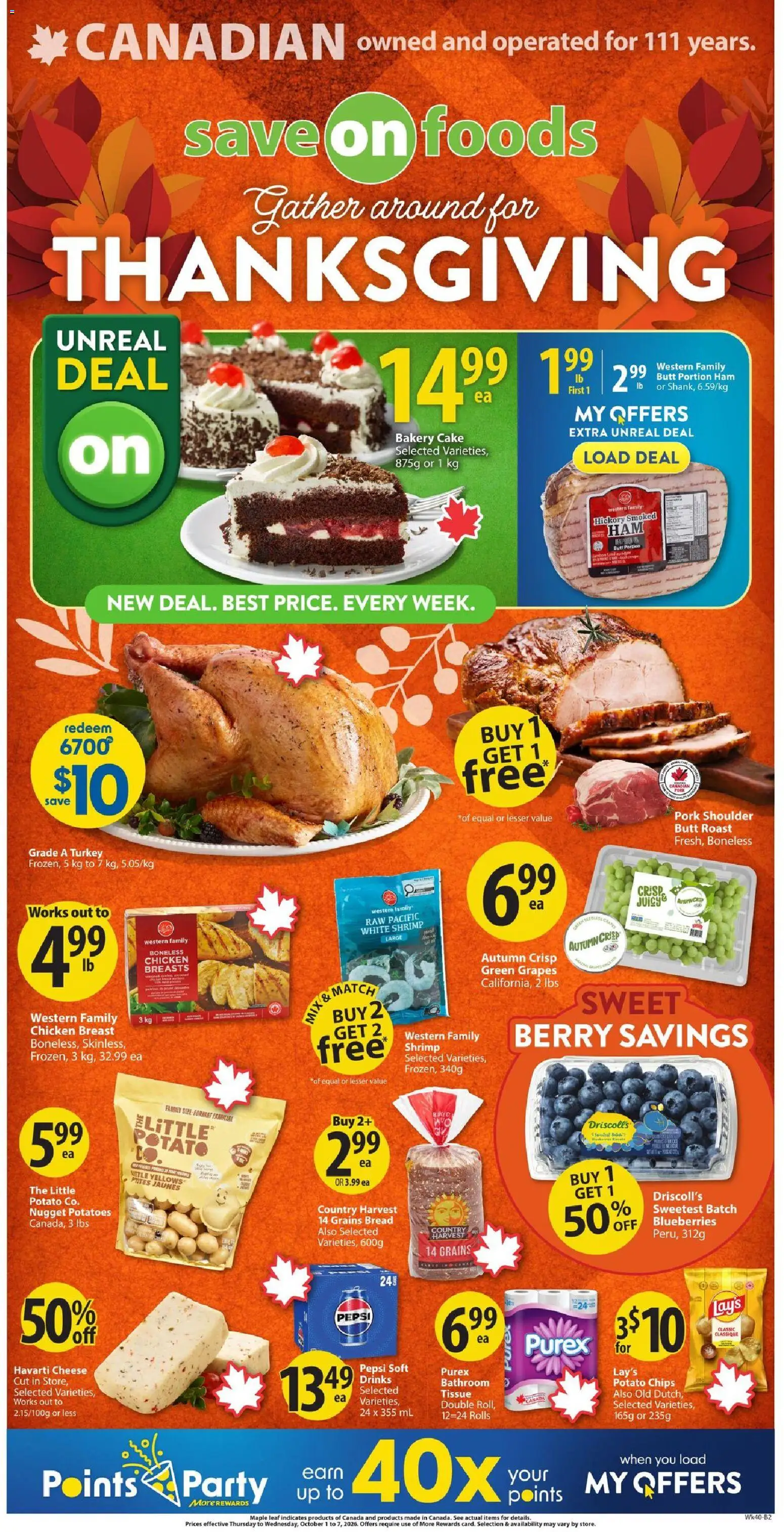 Save on foods flyer valid from Oct 1, 2026 | Page: 2