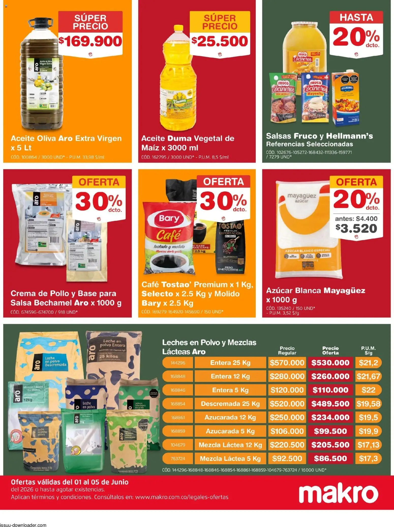 Makro revista - valida desde el 01.06.2026 | Página: 4 | Productos: Pollo, Crema, Polvo, Vitaminas