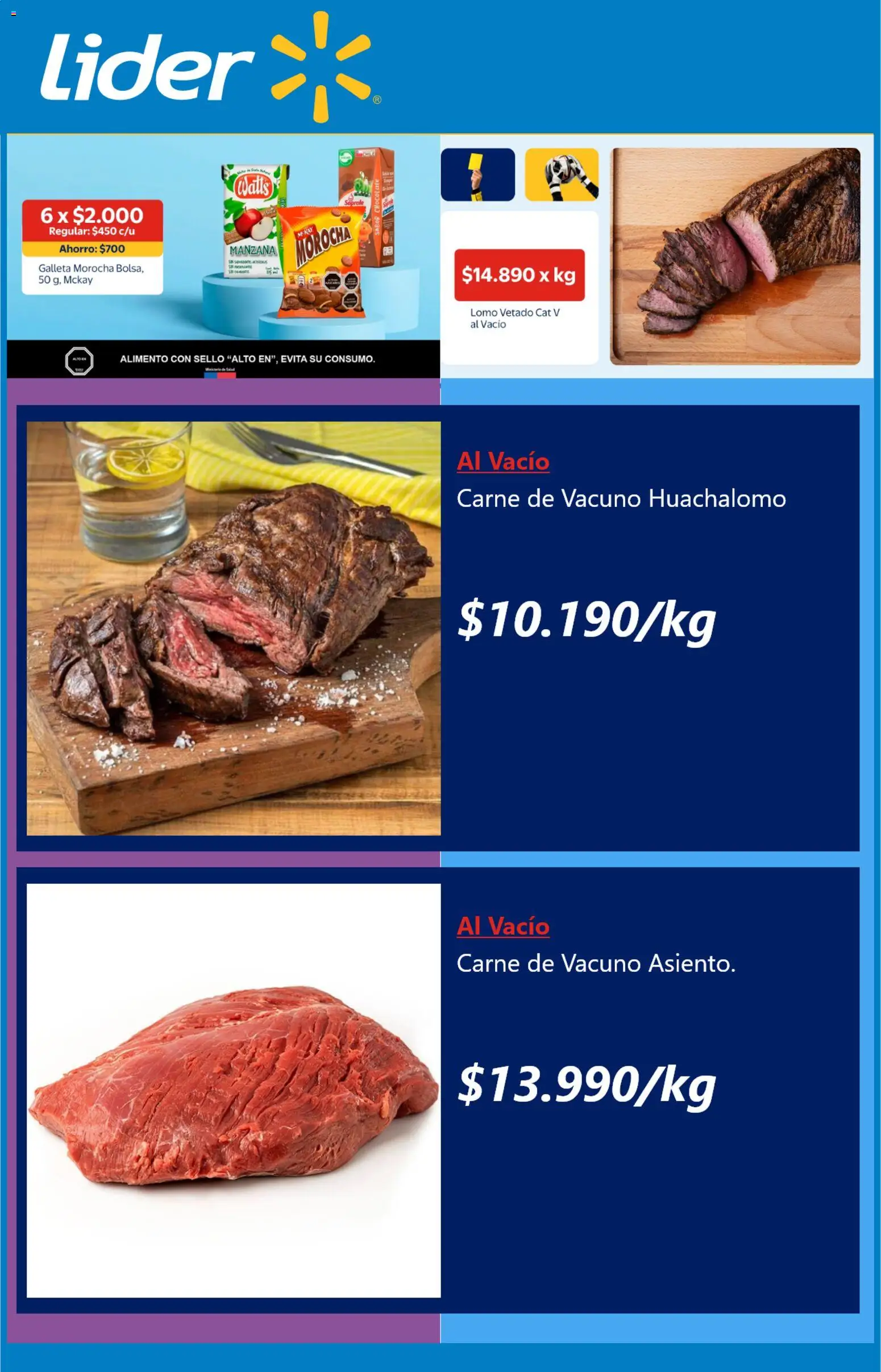 Lider Ofertas │ válido desde el 14.07.2026 | Página: 4 | Productos: Manzana, Chocolate