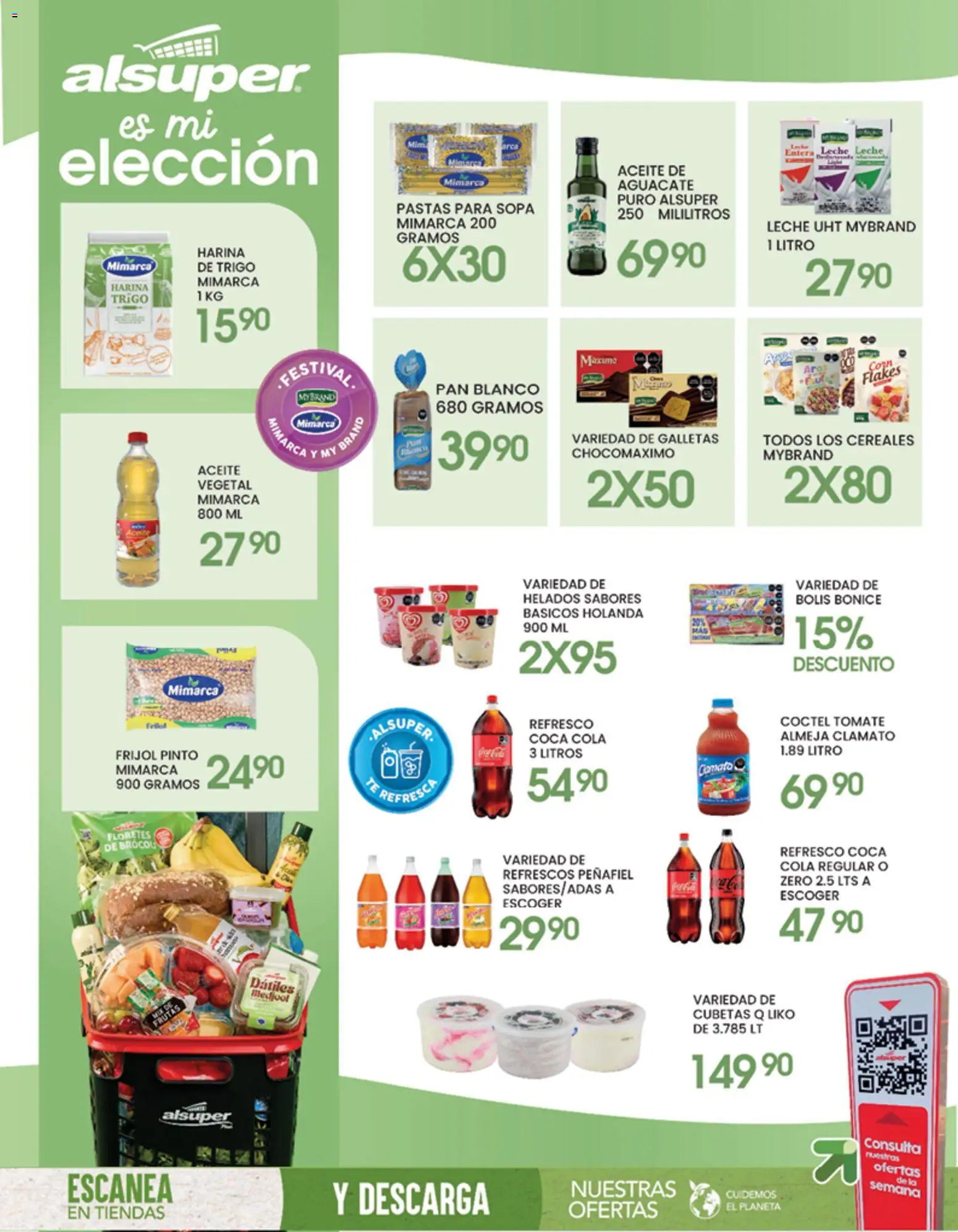 Nuevas ofertas de Alsuper válidas en toda la República Mexicana desde el 22.05.2026. ¡Encuentra las mejores ofertas en Alsuper folleto Laguna! | Página: 8 | Productos: Harina, Sopa, Cereales, Galletas