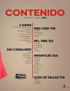 Vista previa de Price Shoes catálogo Cierre de temporada, nuevo folleto de la tienda, válido en México a partir del 16/06/2026 | Página: 3 | Productos: Faldas, Pantalones, Ropa, Pants