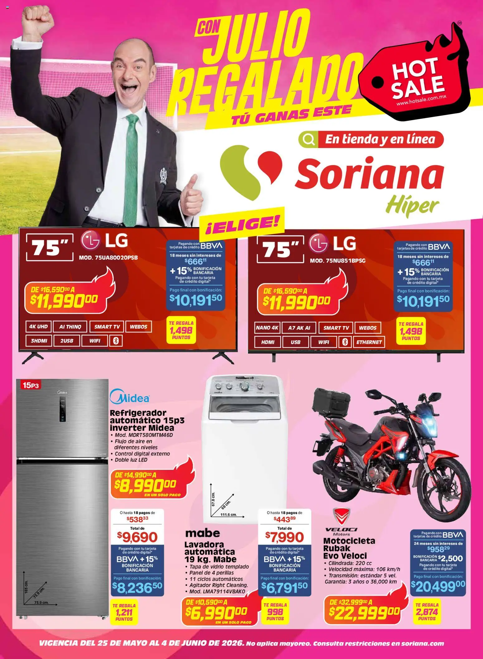 Folleto Soriana Hot Sale 2026 — page 0