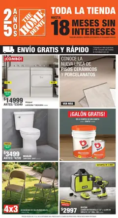 Vista previa de Home Depot catálogo, nuevo folleto de la tienda, válido en México a partir del 10/08/2026