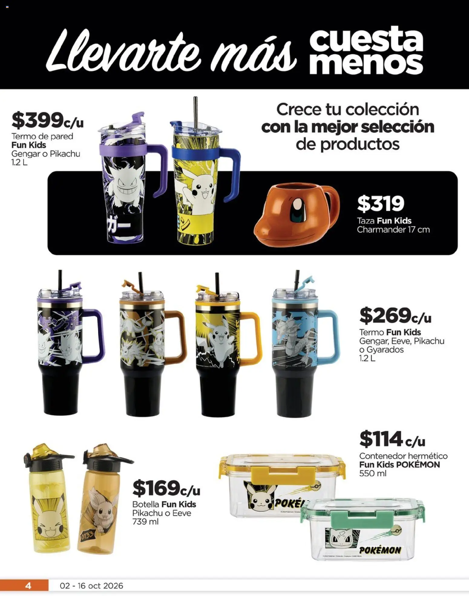 Nuevas ofertas de Chedraui válidas en toda la República Mexicana desde el 02/10/2026. ¡Encuentra las mejores ofertas en Chedraui folleto Llevarte más cuesta menos! | Página: 4