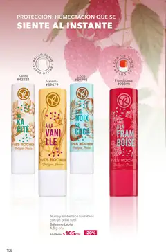 Vista previa de Yves Rocher campaña 7 2026, nuevo folleto de la tienda, válido en México a partir del 12.05.2026 | Página: 108 | Productos: Brillo, Bálsamo
