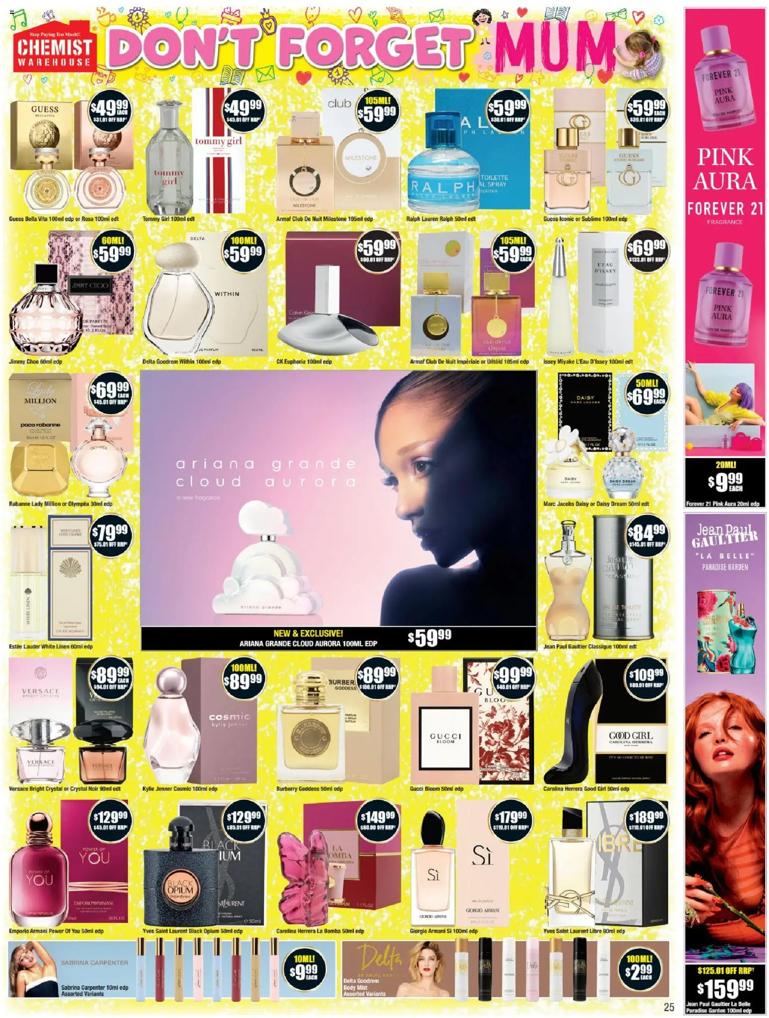 Chemist Warehouse catalogue - valid from 20/08/2026 | Page: 25 | Products: Fragrance, Linen